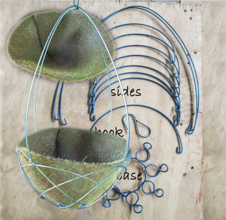 Combo 25cm-50cm hanging basket KIT with matching EAL liners