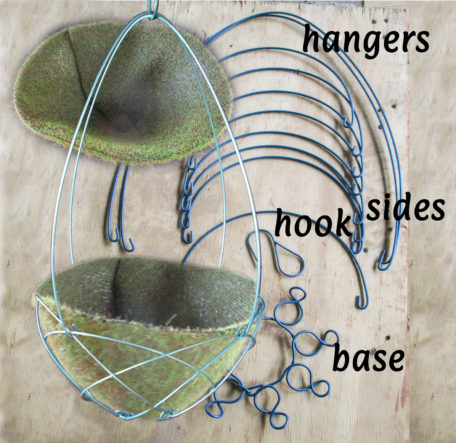 Single Hanging Basket Kit 35cm diameter with matching EAL Liner - Image 6