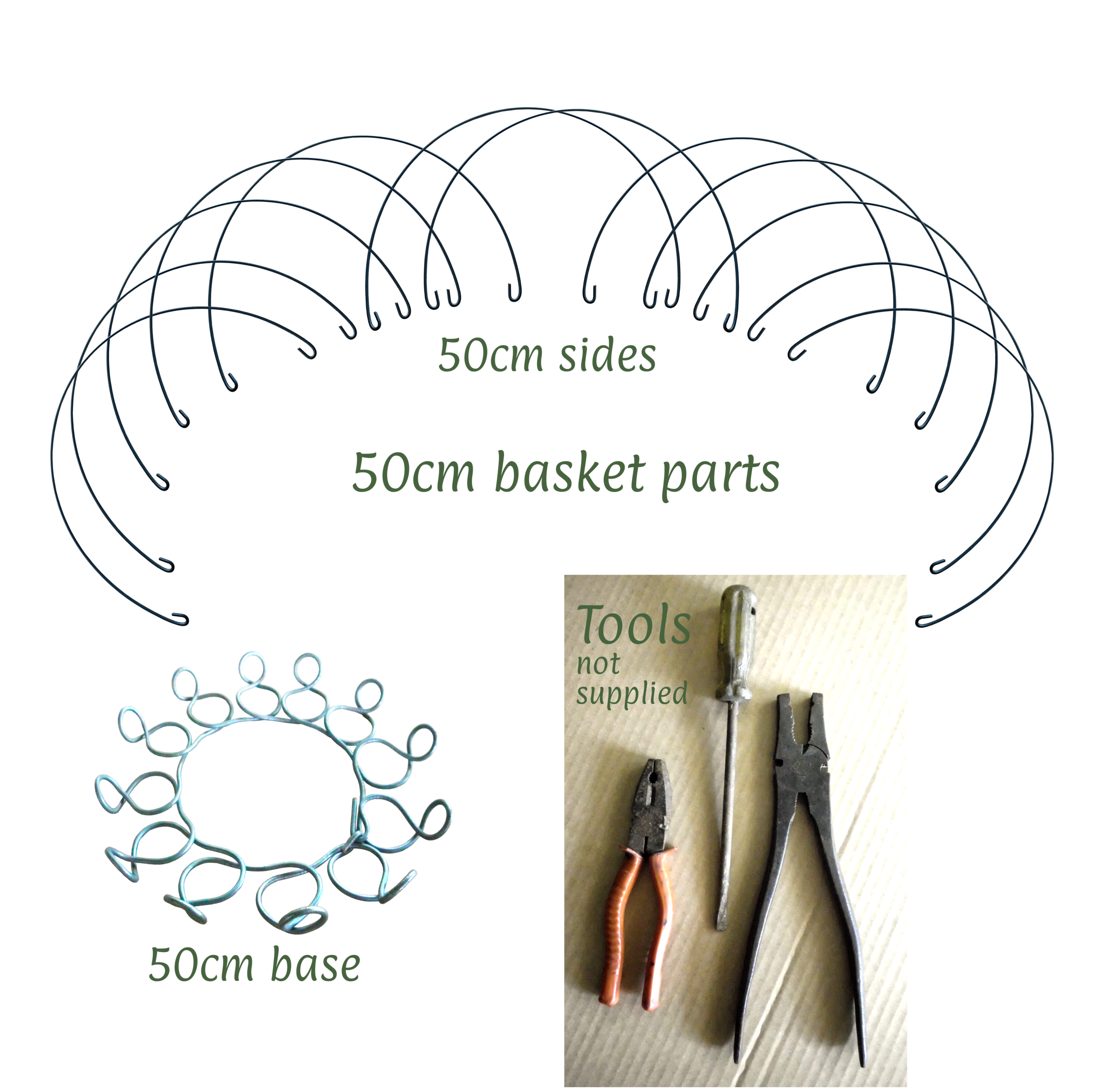 DBl combo 25cm + 50cm basket combination