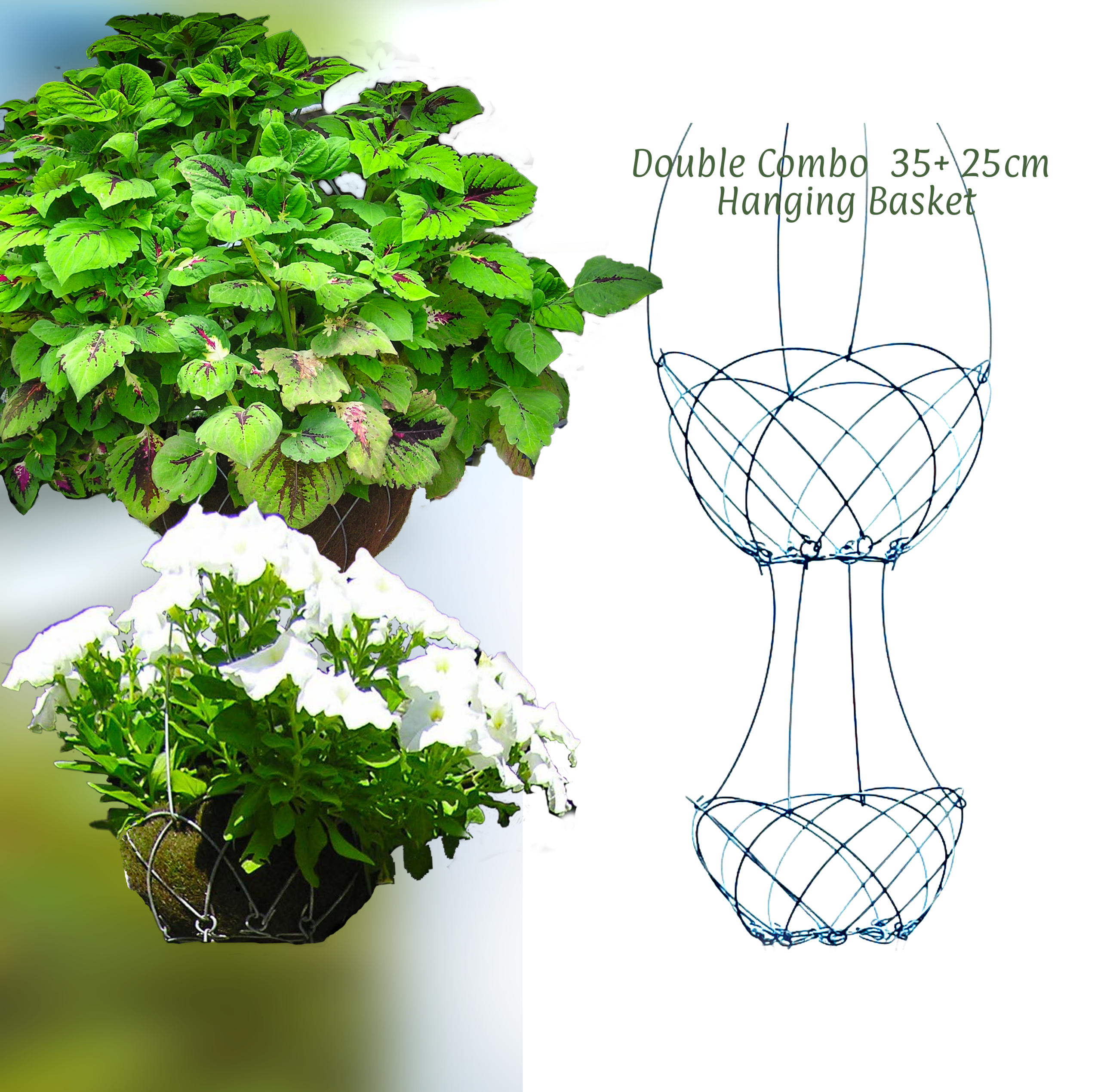 DBl combo 25cm + 50cm basket combination