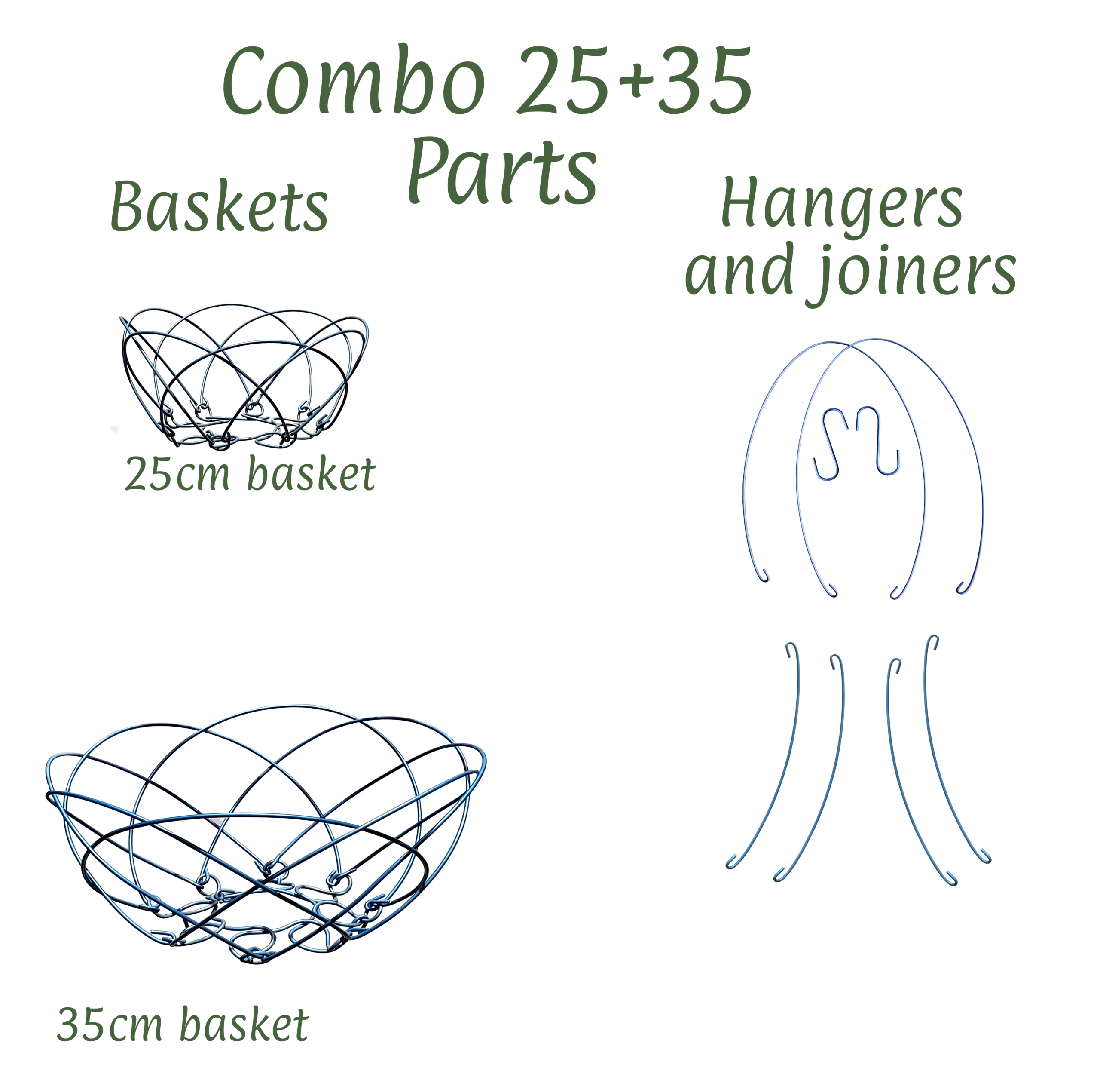 DBl combo 25cm + 50cm basket combination